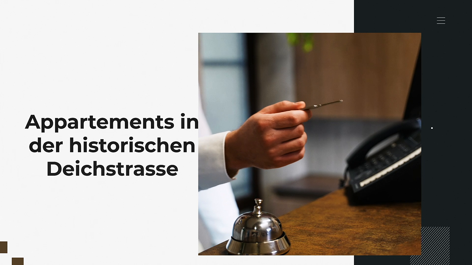"Appartements in der historischen Deichstraße: Kontaktloser Check-in in Hamburg"