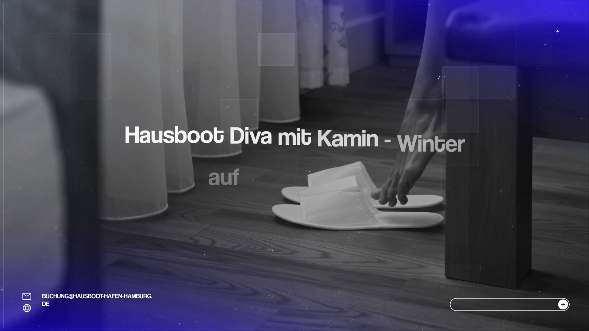 "Winterzauber auf der Dove Elbe: Entspannen im Hausboot Diva mit Kamin in Hamburg"