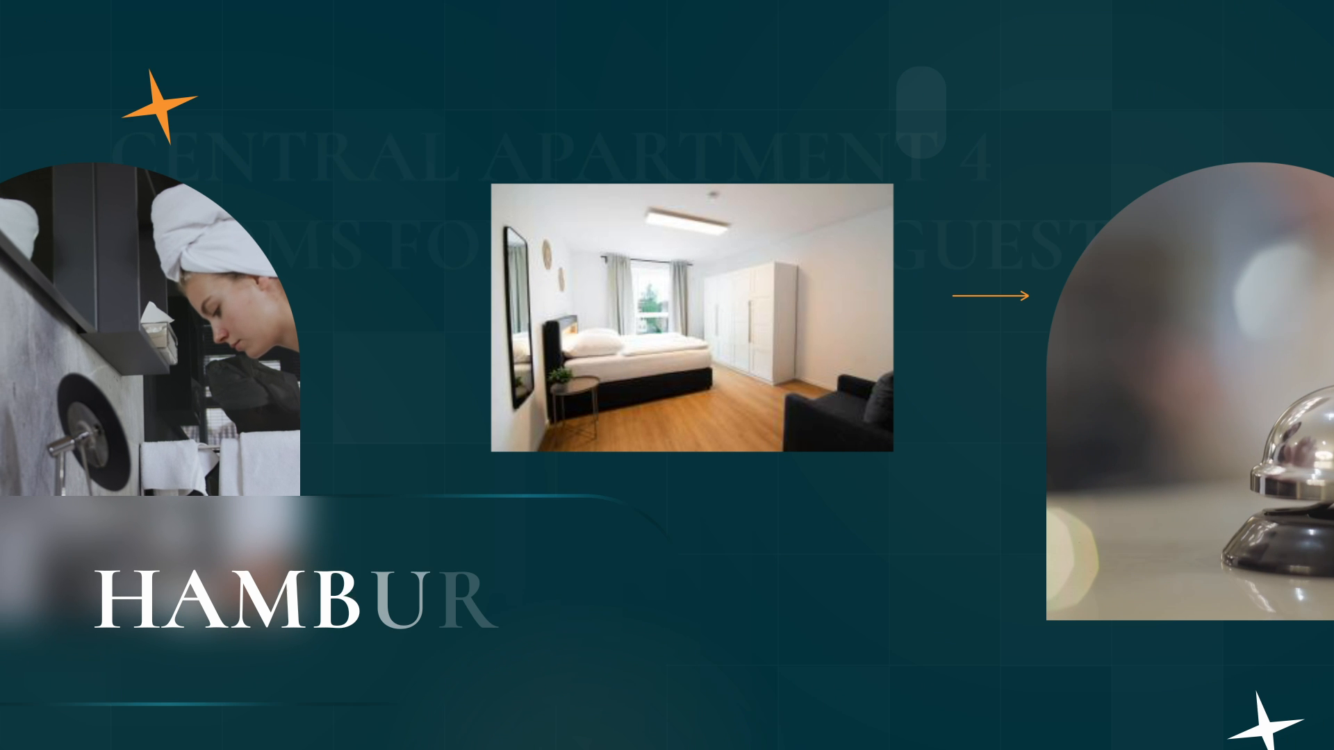 "Zentral gelegenes 4-Zimmer-Apartment in Hamburg für bis zu 12 Gäste"