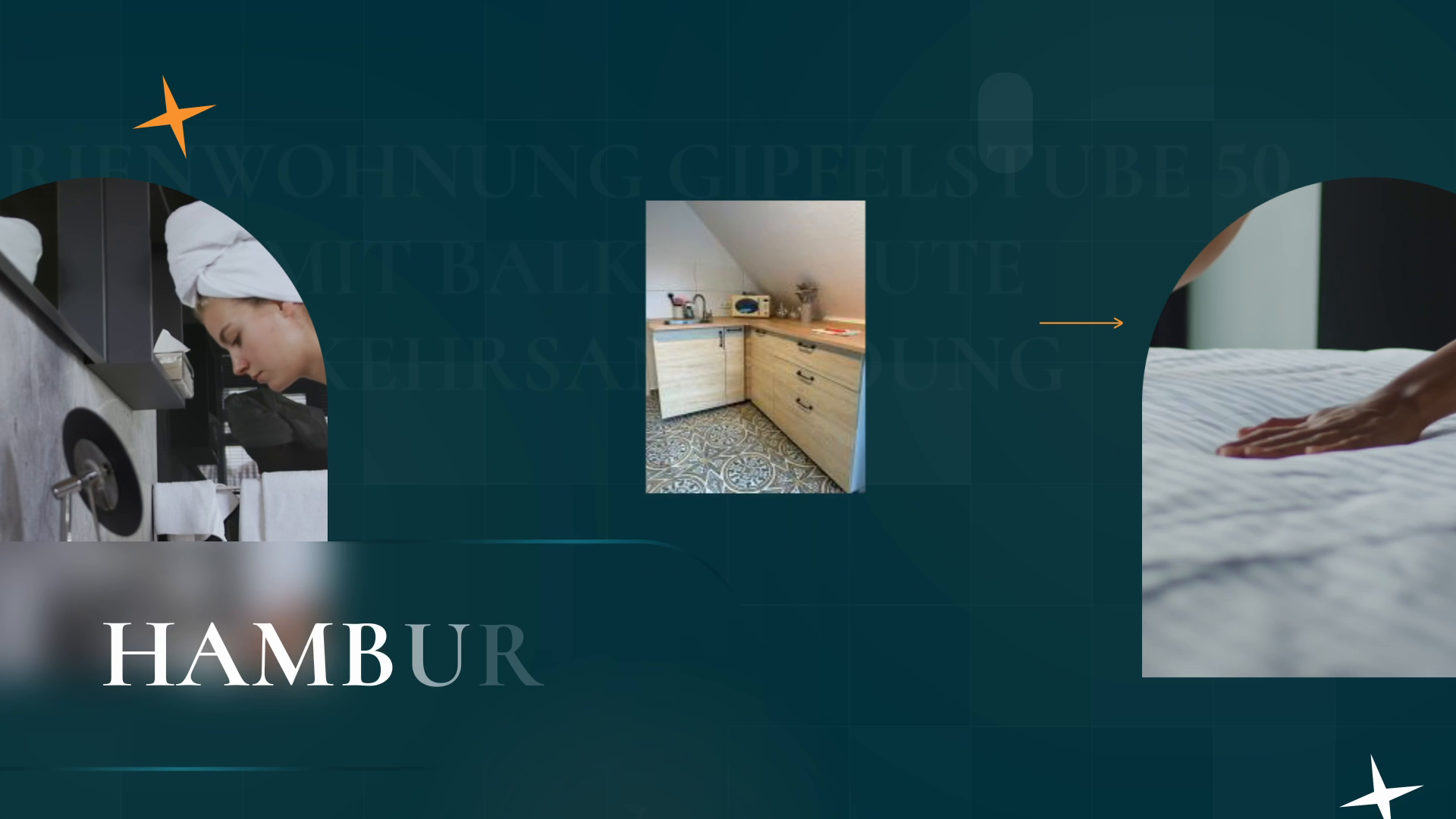 "Ferienwohnung Gipfelstube 50a in Hamburg: Balkon & Top Verkehrsanbindung!"