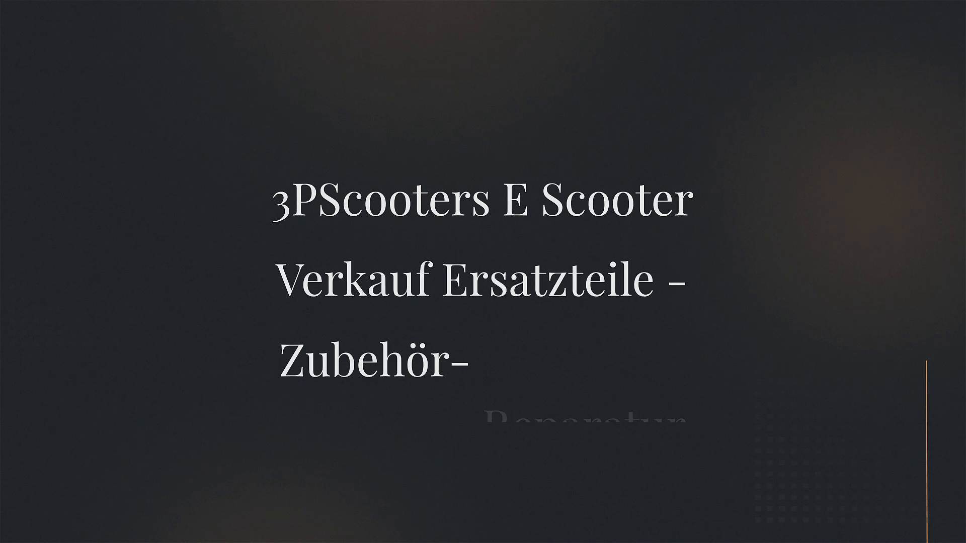 "E-Scooter Verkauf & Reparatur in Berlin - 3PScooters Ersatzteile & Zubehör"