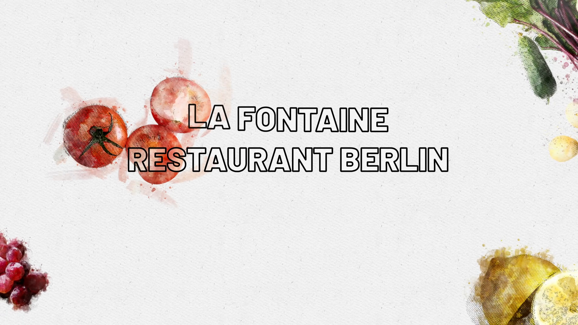 Entdecken Sie La Fontaine Restaurant Berlin – Kulinarische Highlights im Herzen Berlins!